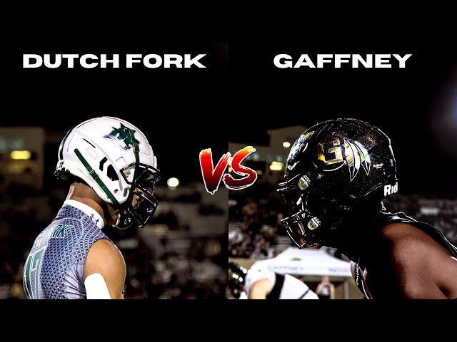 THE REMATCH | Dutch Fork vs. Gaffney | Full Highlights | 5A South Carolina Football Playoffs