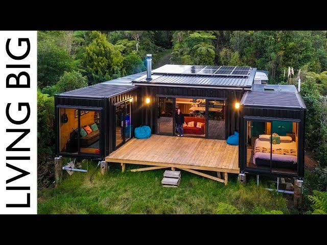 Off-Grid Living in a 5x 20ft Shipping Container Home