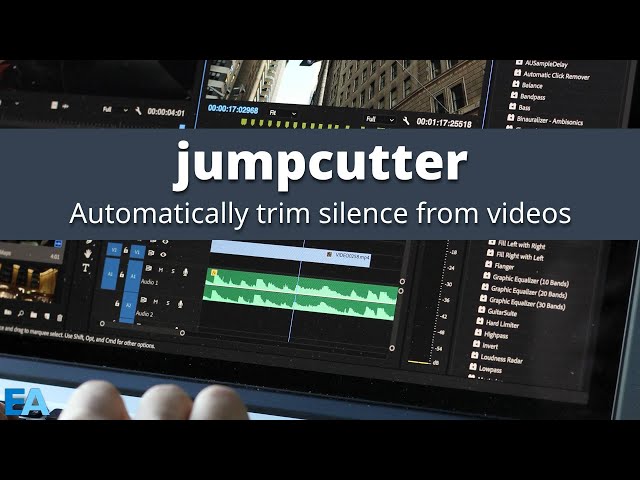 Automatically trim silence from videos - jumpcutter