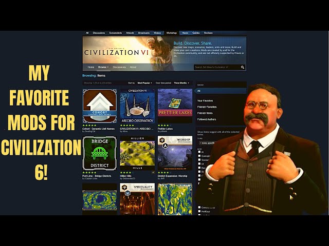 What mods do I use for Civilization 6? Here are MY FAVORITES!