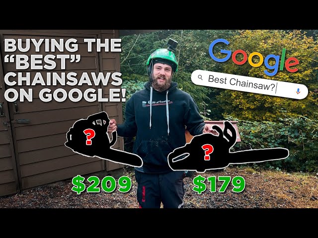 I Bought the BEST Chainsaws that Google Recommended!