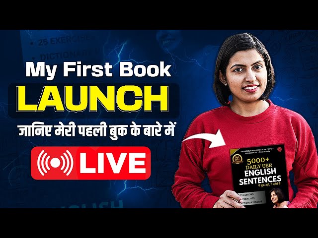 Live: Know all about my 1st Book