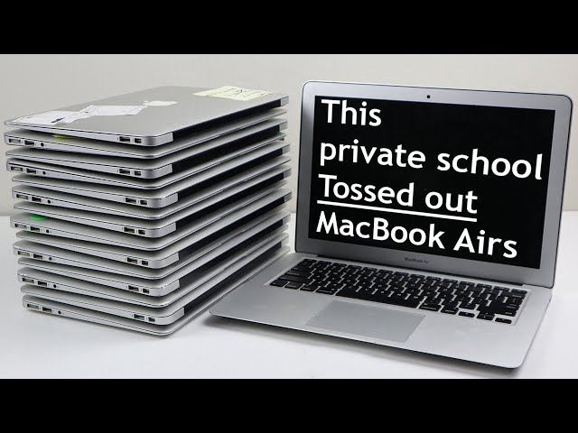 15 FREE MacBooks - School Tossed them out! - Lets fix them!