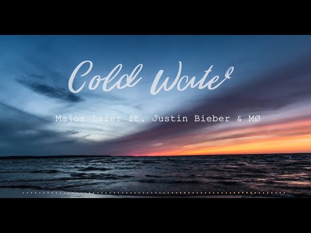 Major Lazer - Cold Water (feat. Justin Bieber & MØ) (Lyrics video)