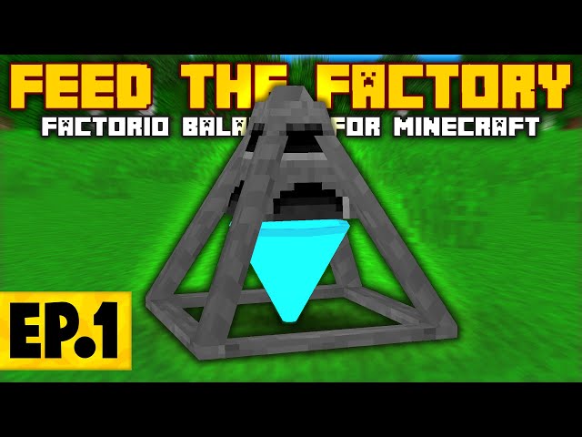Minecraft Feed The Factory | A NEW TYPE OF MODPACK! #1 [Modded Questing Factory]
