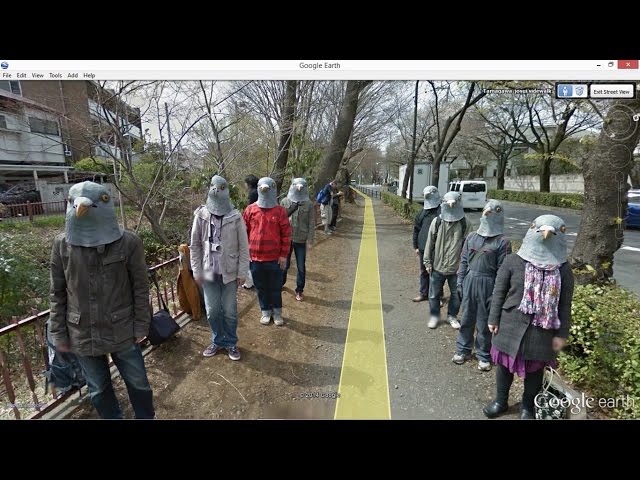 Unique sightings on Google Earth Street View 1