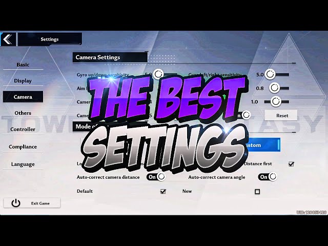 The BEST Settings To Use! Settings Guide! Tower of Fantasy