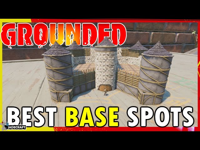 GROUNDED Best Base Locations - Upper Yard Resources, Bugs And Story Plus Lower Yard Spot Tips