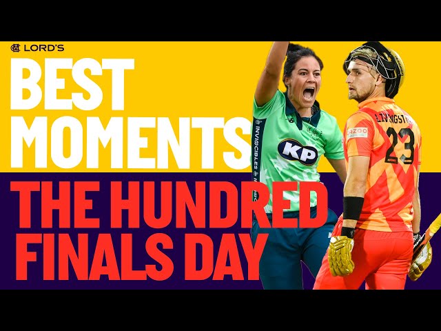 HUGE LIVINGSTONE SIXES, Wickets & MORE! | The BEST highlights from the 2021 Hundred Finals Day!