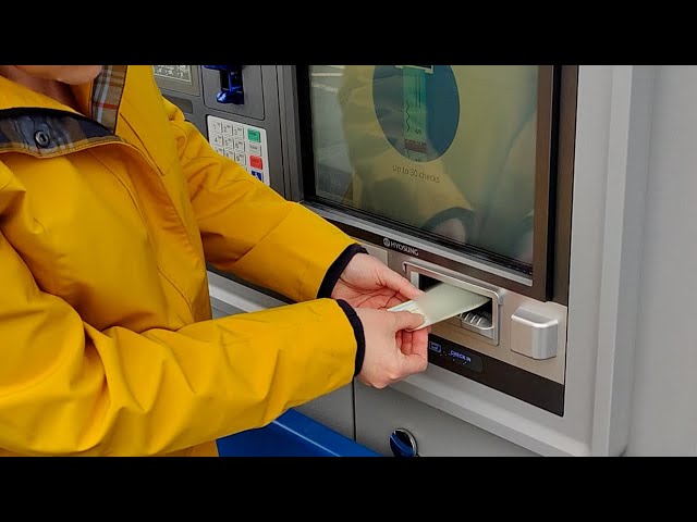 How to Deposit A Paper Check At An ATM (at any bank)
