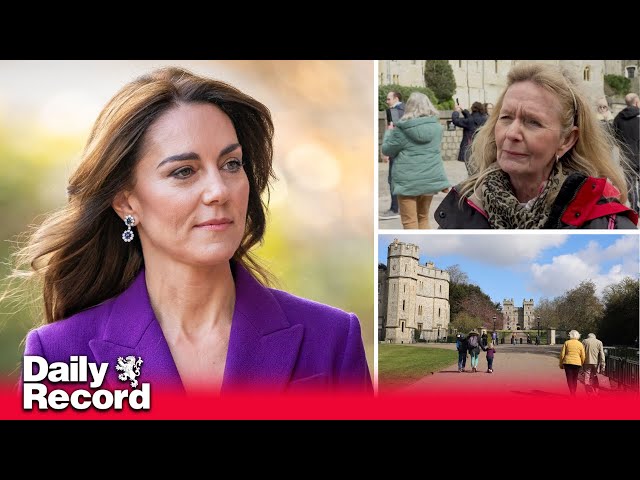 Windsor Castle well-wishers speak of Kate Middleton cancer ‘shock’ after  announcement