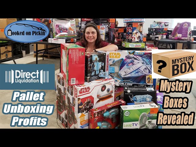 Direct Liquidation Pallet Unboxing Review - Mystery Boxes Revealed & Profit numbers - Reselling