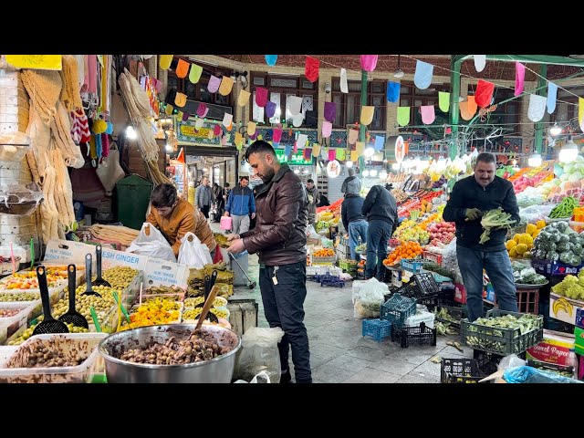 Tajrish bazaar in the northern part of Tehran بازار تجریش