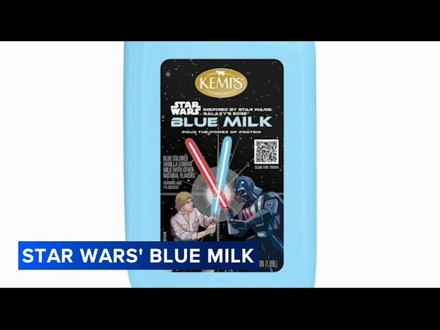 Iconic blue milk from Star Wars hits store shelves ahead of May the 4th