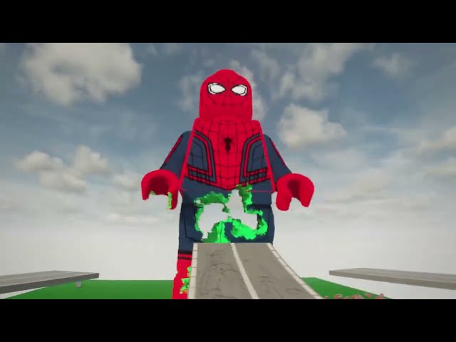 Cars vs LEGO Spider-Man | Teardown: Explosive Destruction like Never Before!