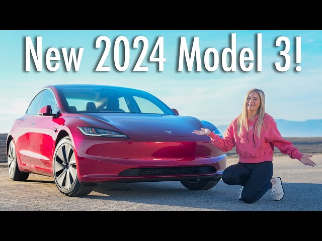 The NEW Upgraded 2024 Tesla Model 3 first impressions!
