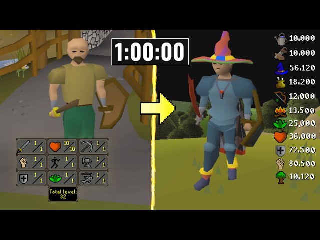 He Gained 600+ Levels on RuneScape in 1 Hour and Made 2147M GP.