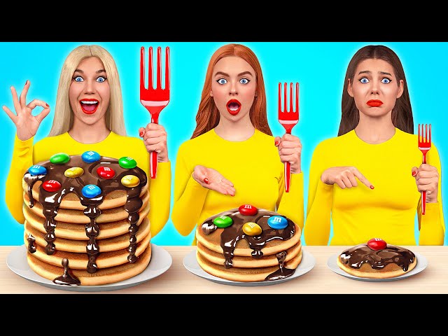 Big, Medium and Small Plate Challenge | Funny Food Challenges by TeenDO