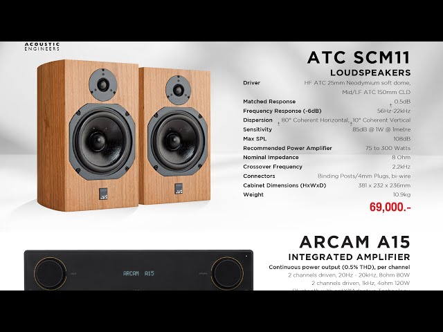 ทดสอบเสียง Arcam A15 + ลำโพง ATC SCM11 กับเพลงไทยในตำนาน (กระจกร้าว)