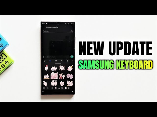 New update for Samsung Keyboard - One UI 3.1/3.0