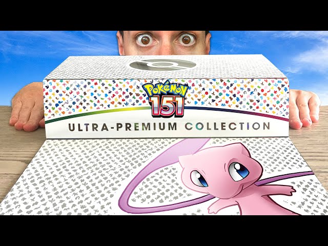 THE $100 POKEMON 151 ULTRA PREMIUM COLLECTION BOX! Opening it