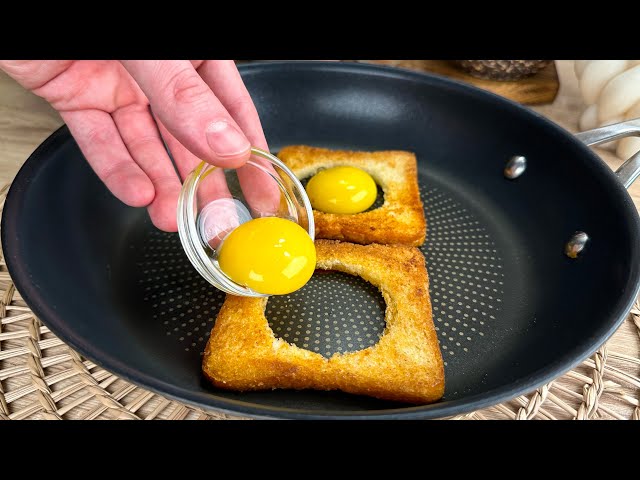 A brilliant way to make eggs for breakfast! Inexpensive, delicious and easy!