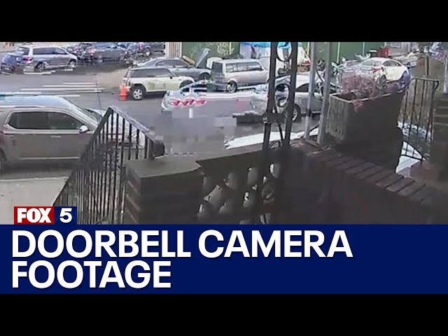 NYPD fatally shoots gunman: Doorbell camera video