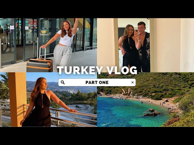 TURKEY VLOG WITH MY BOYFRIEND | airport, villa tour + the dreamiest restaurant ever!! 🌴| PART ONE