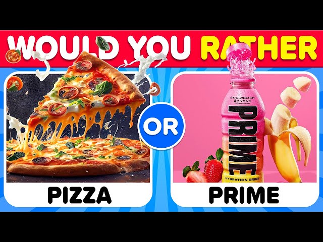 Would You Rather Food Edition and Drinks 🍔🥤