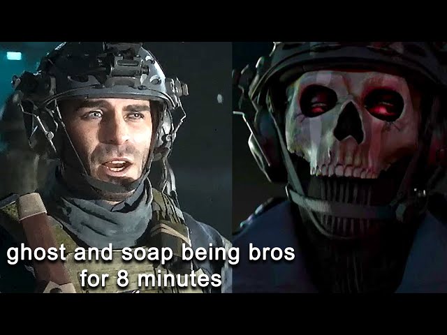 Ghost and Soap being bros for 8 minutes straight