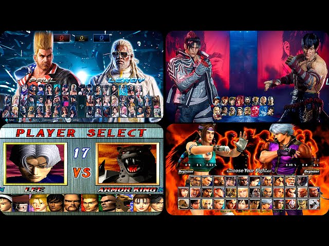 Evolution of Character Select in Tekken Games (1994 - 2024 | PS1 - PS5)