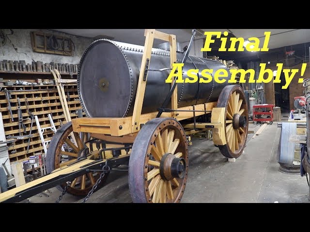 Borax Water Wagon is Finished! Final Blacksmithing & Assembly | Engels Coach