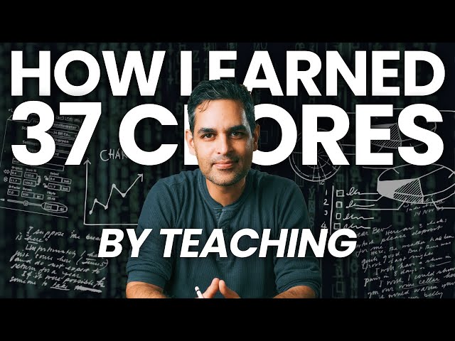 Make MONEY through TEACHING! | Ankur Warikoo Hindi