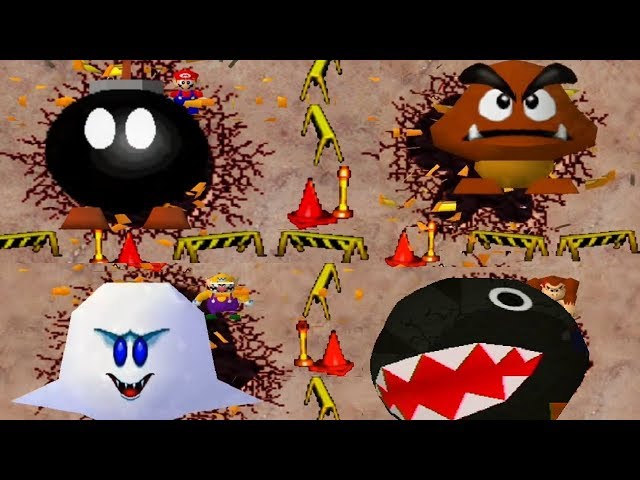 Mario Party Games - Enemy Minigames