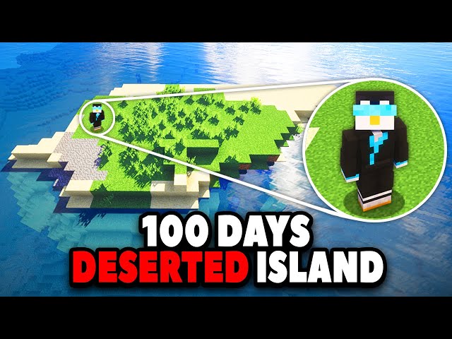 I Survived 100 Days on a DESERTED ISLAND!