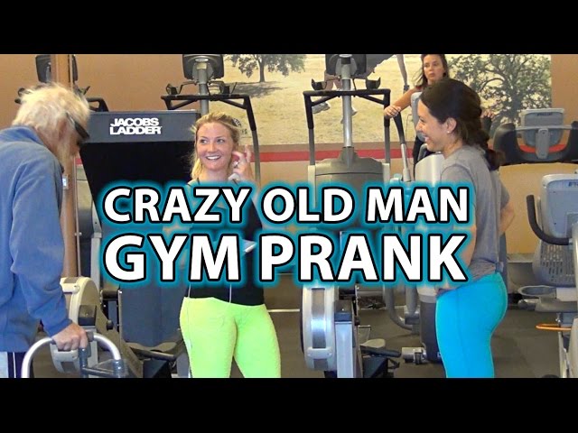 BADASS Old Man Gym Pranks 3!! - Workouts Gone Wrong;)
