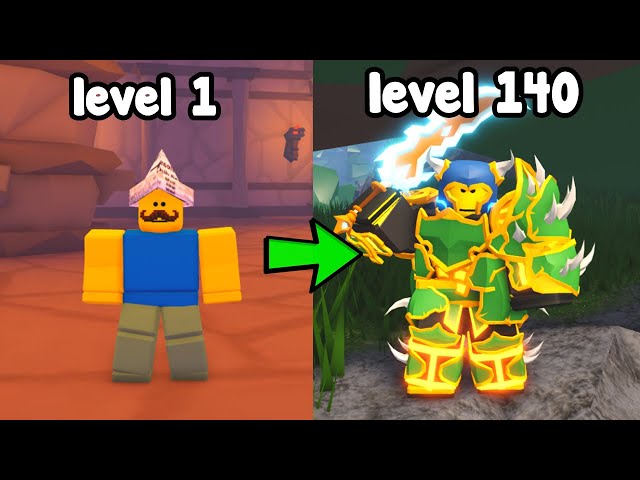 I Reached Max Level 140 And Got All Loot Drop! - Elemental Dungeons Roblox