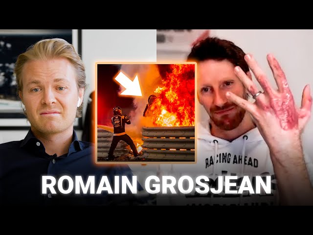 F1 Miracle: Grosjean Explains What Changed after his Fireball Crash! | Nico Rosberg | Podcast #21