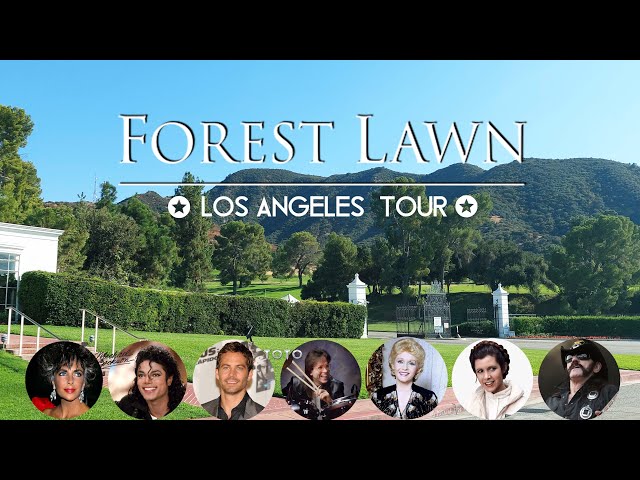 Forest Lawn Memorial - Los Angeles Tour 2022 (Michael Jackson, Paul Walker, Lemmy, Carrie Fisher...)