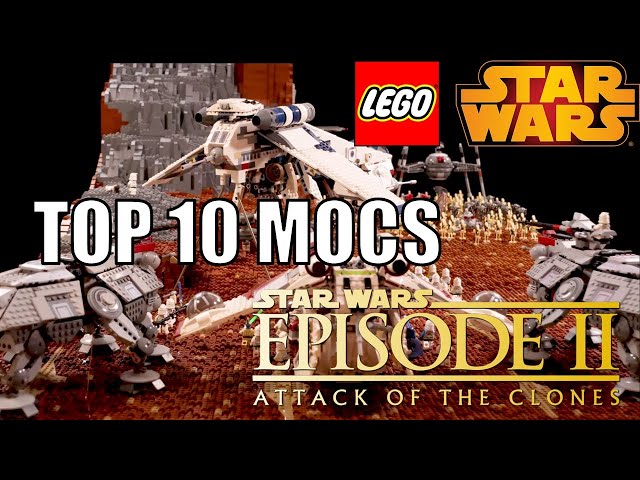 TOP 10 GRÖSSTE und BESTE Lego MOCS zu Star Wars Episode 2 "Attack of the clones"