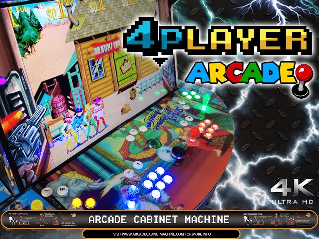 © MEGACAB 4 PLAYERS - www.arcadecabinetmachine.com - OVER 50.000 GAMES ⭐ ⭐ ⭐ ⭐ ⭐