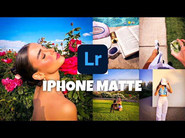 Iphone matte preset | iphone camera filter | Lightroom preset tutorial + Free DNG file | new preset