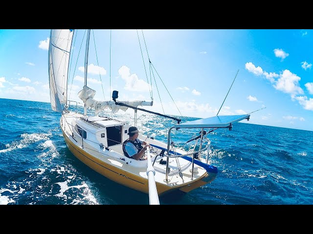 First Time Sailing The Ocean - Bar Crossing & Learning to Sail My New Floating Tiny Home
