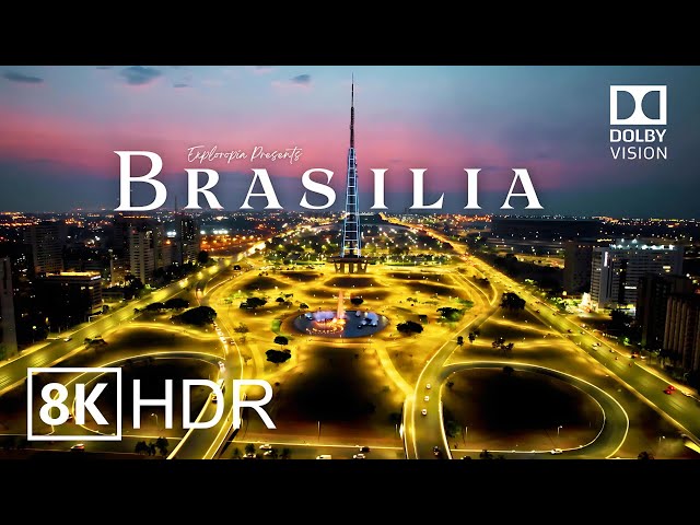 Brasilia, Brazil 🇧🇷 in 8K HDR ULTRA HD 60 FPS Dolby Vision™ Drone Video