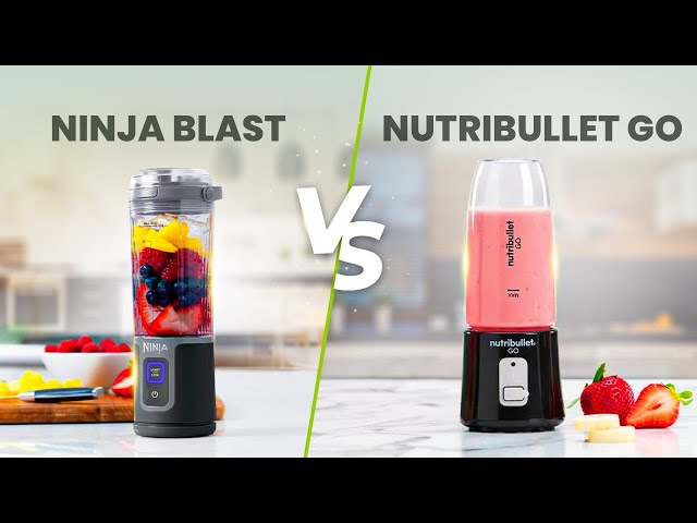 Nutribullet vs Ninja Portable Blender | Which Makes Better Smoothie? Nutribullet Go vs Ninja Blast!