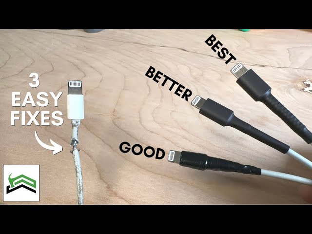 How To Fix A Broken iPhone Charger Cable