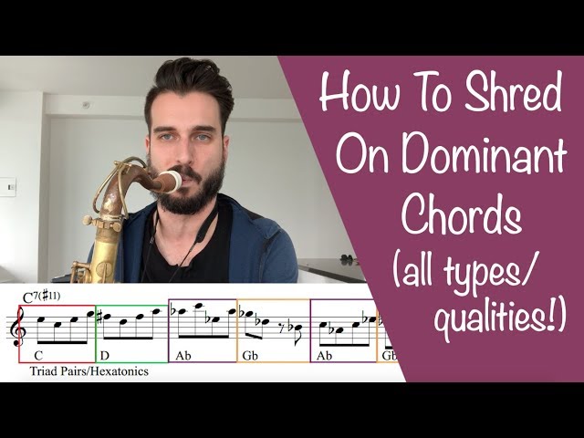 How to Shred on Dominant Chords (all types/qualities!)