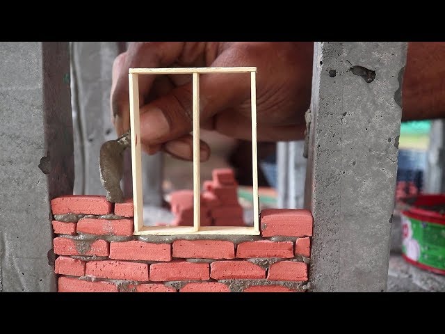 BRICKLAYING mini house FOUNDATION MODEL ( part-1)