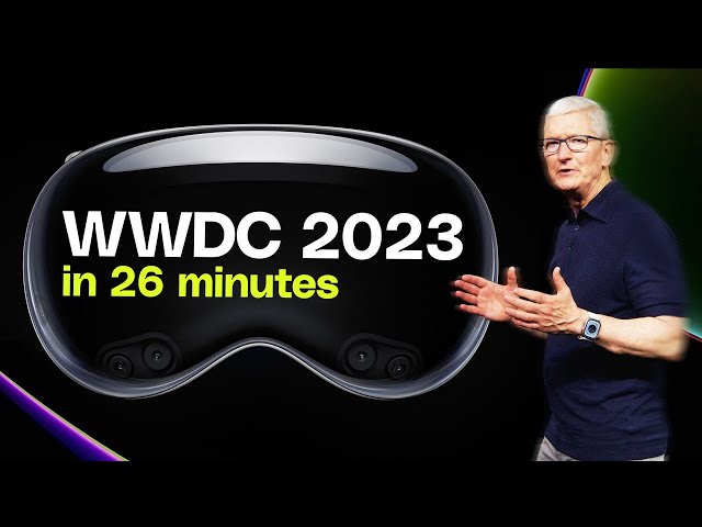 Apple WWDC 2023 keynote in 26 minutes