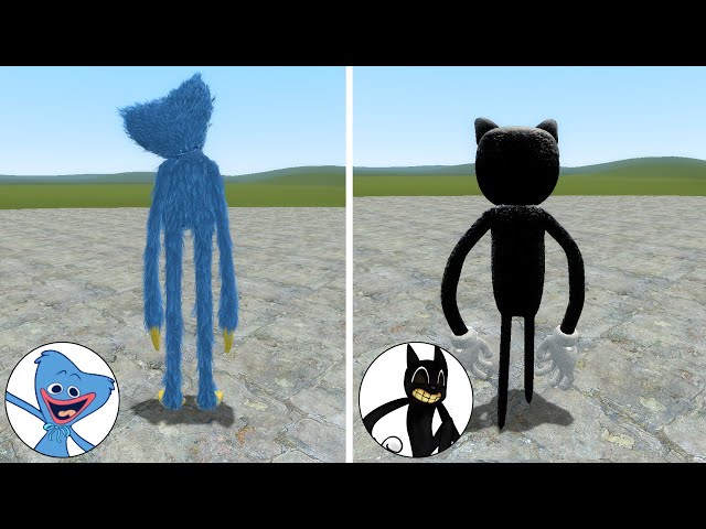 PLAYING AS HUGGY WUGGY VS PLAYING AS CARTOON CAT! POPPY PLAYTIME VS  ALL CARTOON CAT In Garry's Mod!
